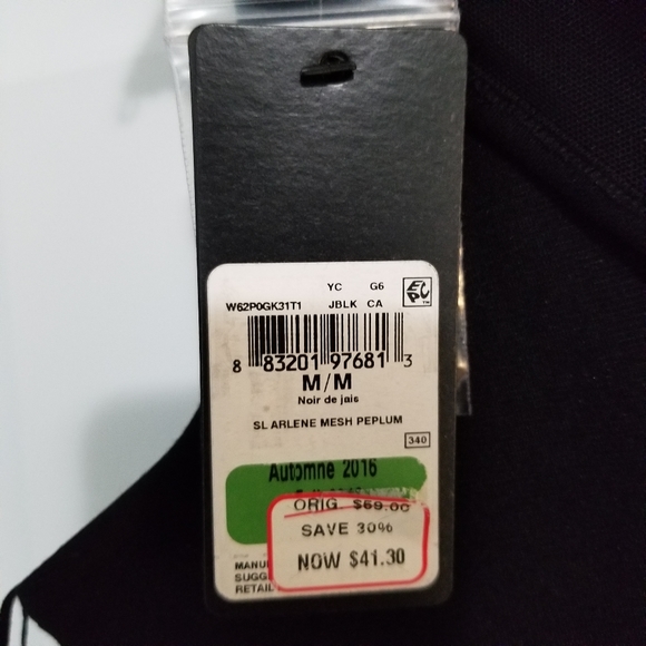 Top peplum mesh - Picture 5 of 5